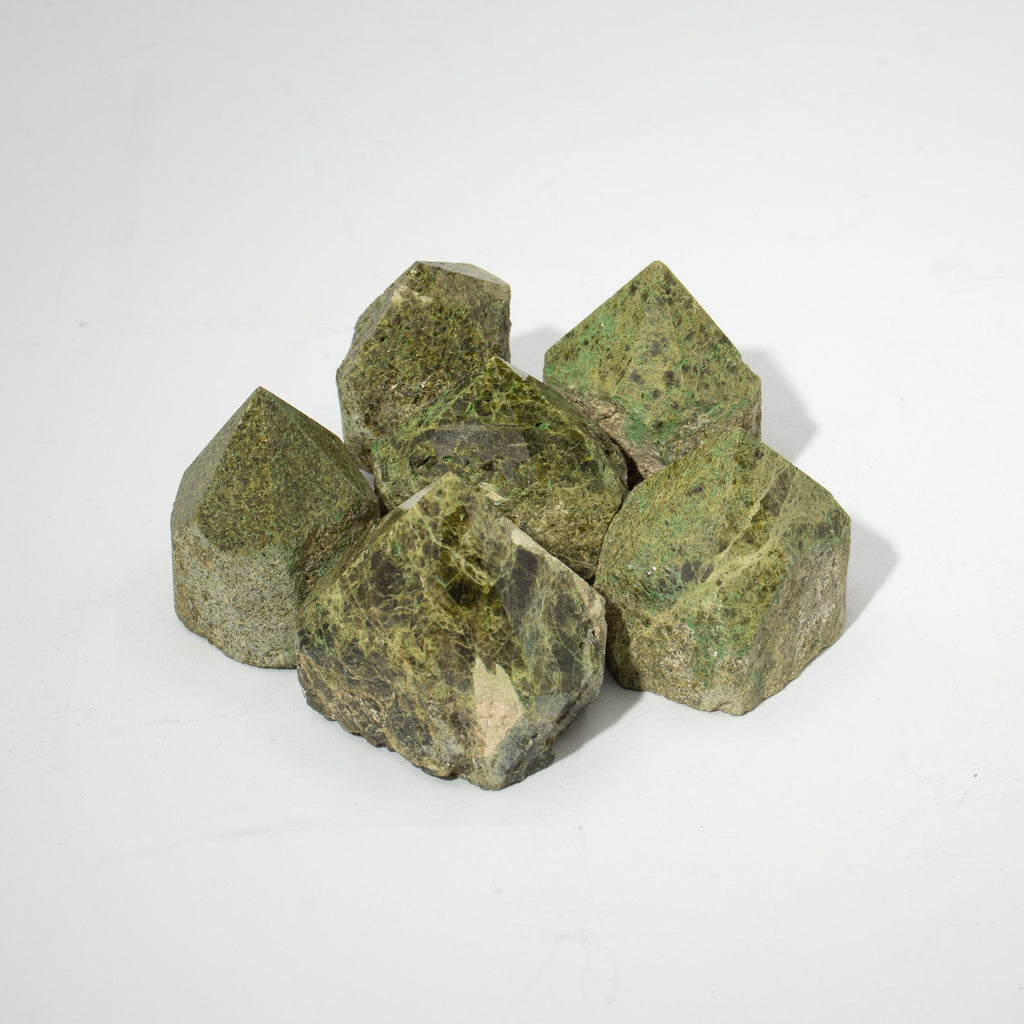Gemstone Top Polished Points - Epidote A grade (approx 5-6 pieces) product image 5