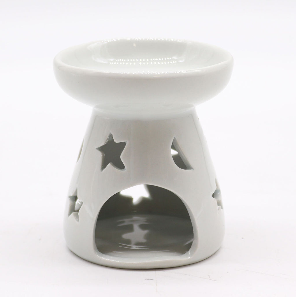 Sm Classic White Oil Burner - Moon & Star product image 4