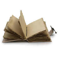 Leather "Never Hide Your Wings" Deckle-edge Notebook (7x5") product image 3