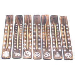 Carved Mango Wood Ashcatcher With Burnt Finish product image 5