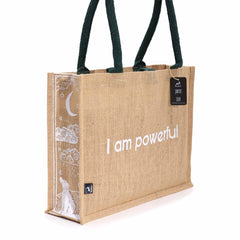 Hop Hare Jute Big Bag - I am Powerful product image 3