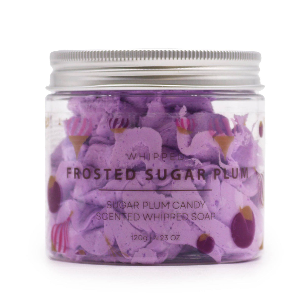 Frosted Sugar Plum Whipped Soap 120g product image 5
