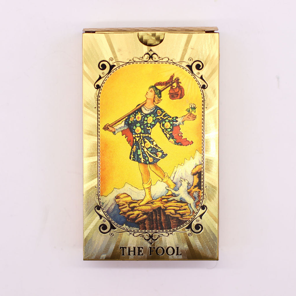 Blue & Gold Foil Tarot Card Set - All Seeing Eye - with booklet product image 9