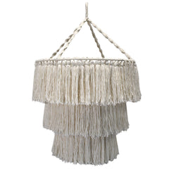 Macrame Soft Chandelier - Natural product image 5