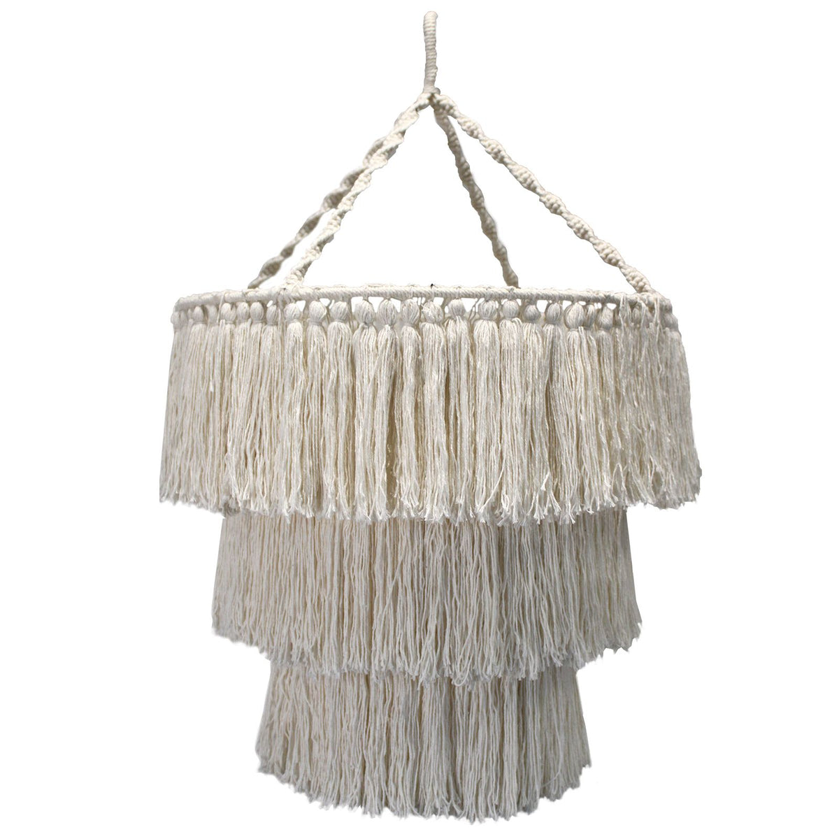 Macrame Soft Chandelier - Natural product image 5