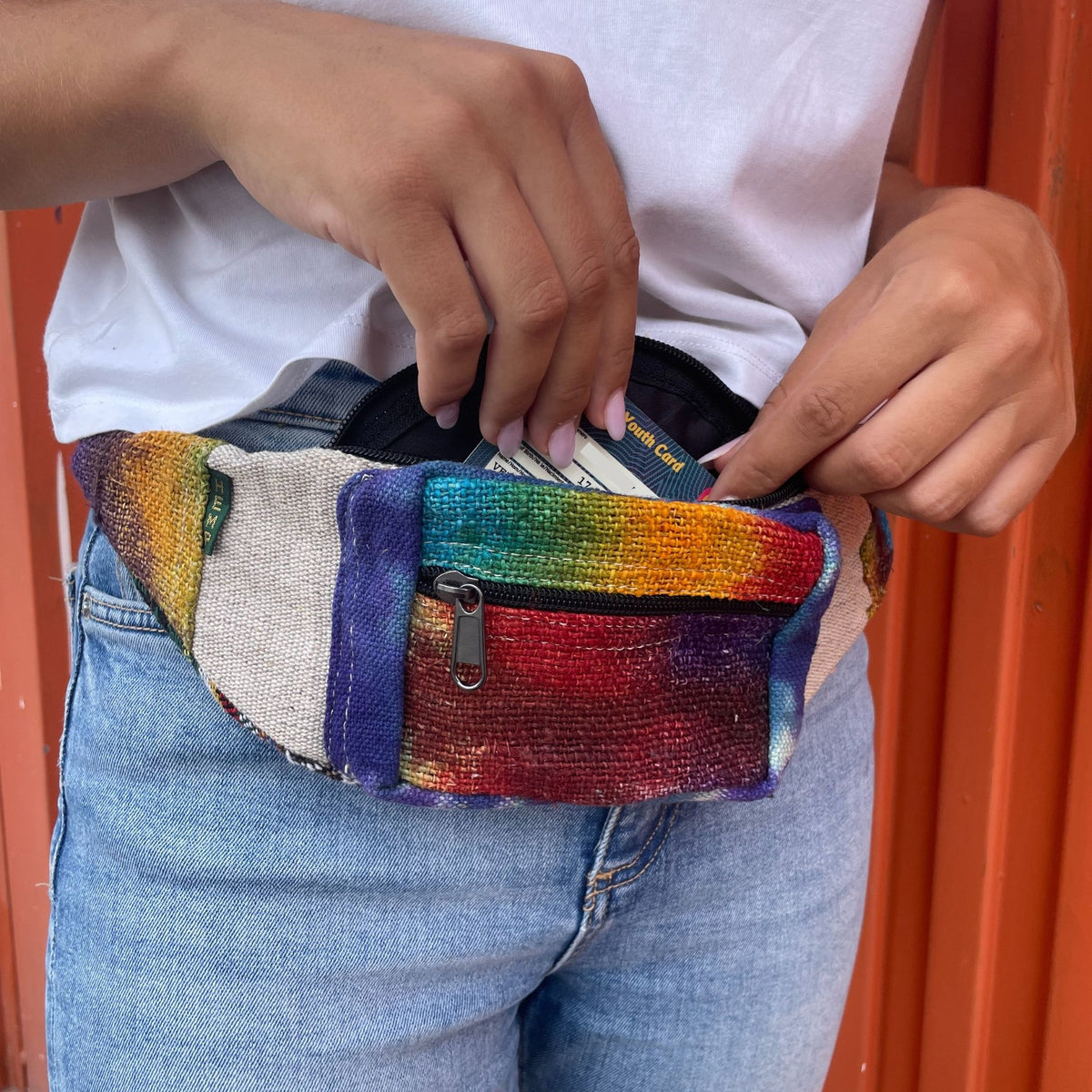 Tiedye Hemp Bum Bag - product image 4