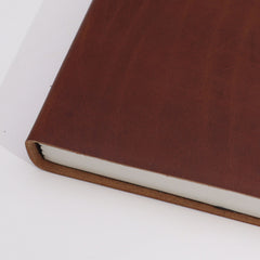 Lrg Dark Tan Daily Note Book - 100 Lined Pages - 20x15cm product image 3