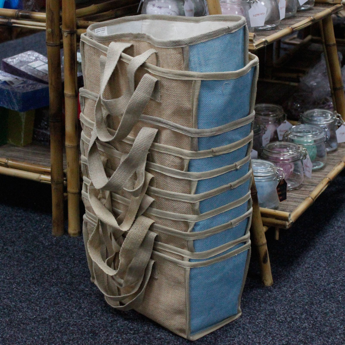 Mini Shopping Basket - 16x10x12cm - Nat product image 5