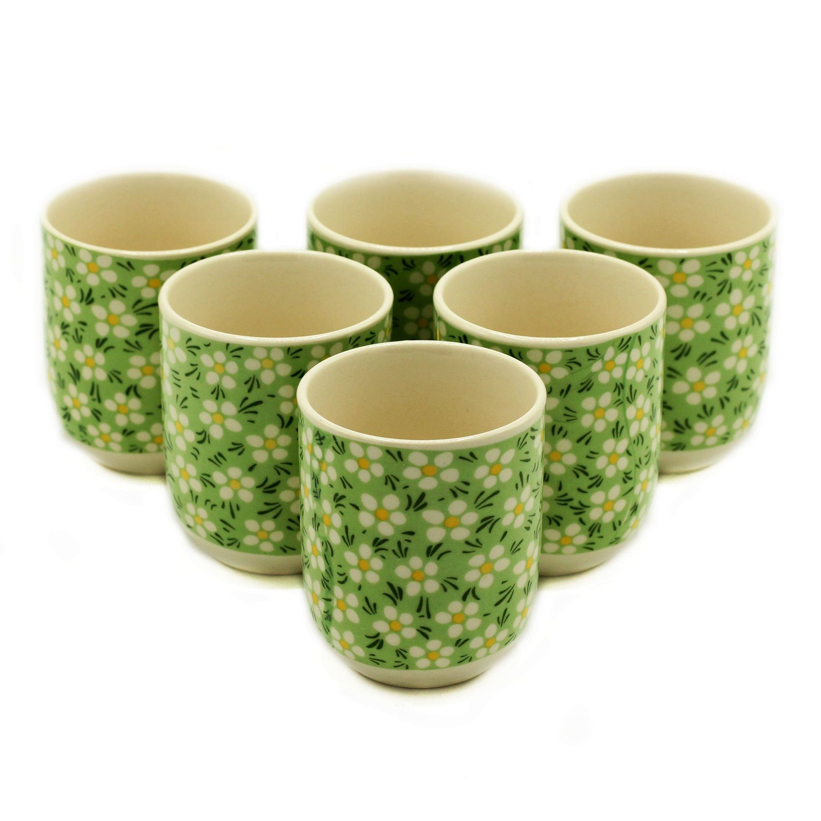 Herbal Tea Cups - Green Daisey product image