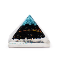 Sm Orgonite Pyramid 25mm Gemchips and Copper (assorted colours/designs) product image 6