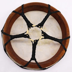 Hamsa Shamanic Drum with Two Sticks - 30cm product image 6