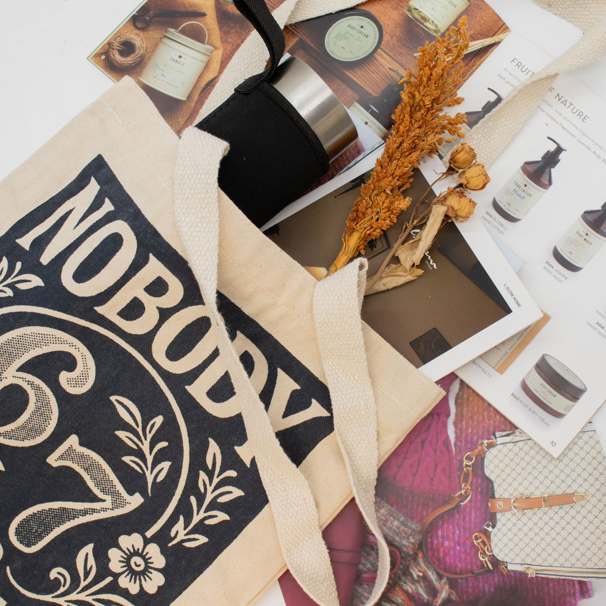 Nomad Sari Iconic Toni Tote Bag - Nobody Knows 67 - Natural 10oz product image 2