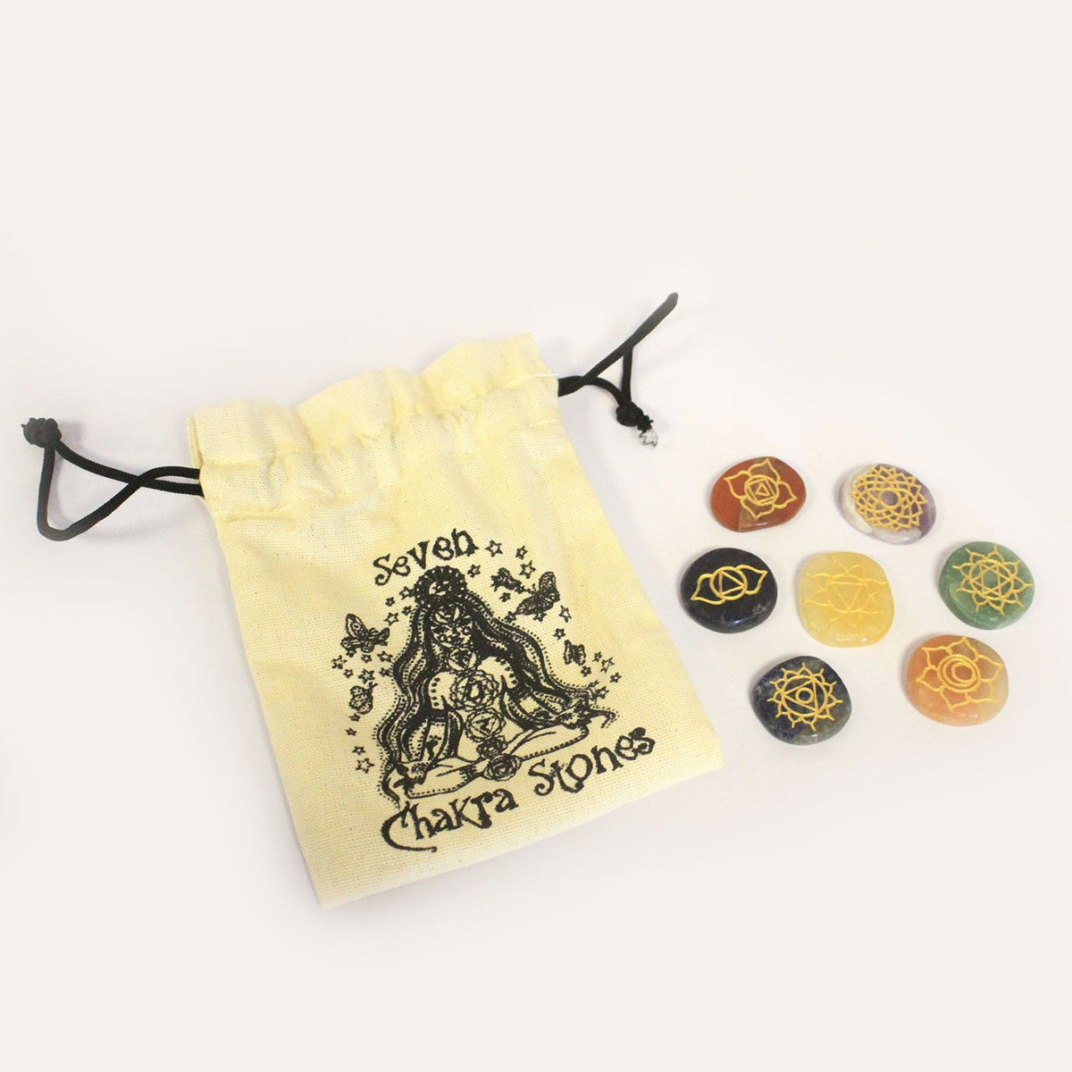 Small Stones Chakra Set (Rounded shape) product image 2
