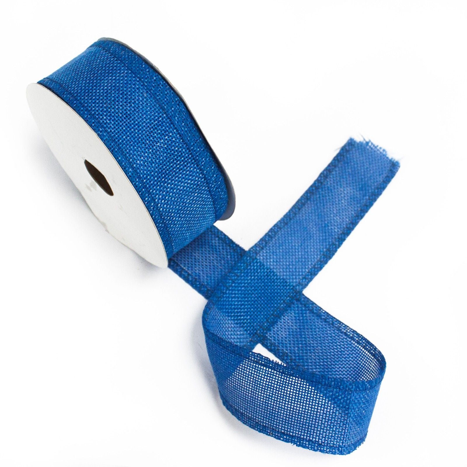 Natural Texture Ribbon 38mm x 20m - Navy Blue product image