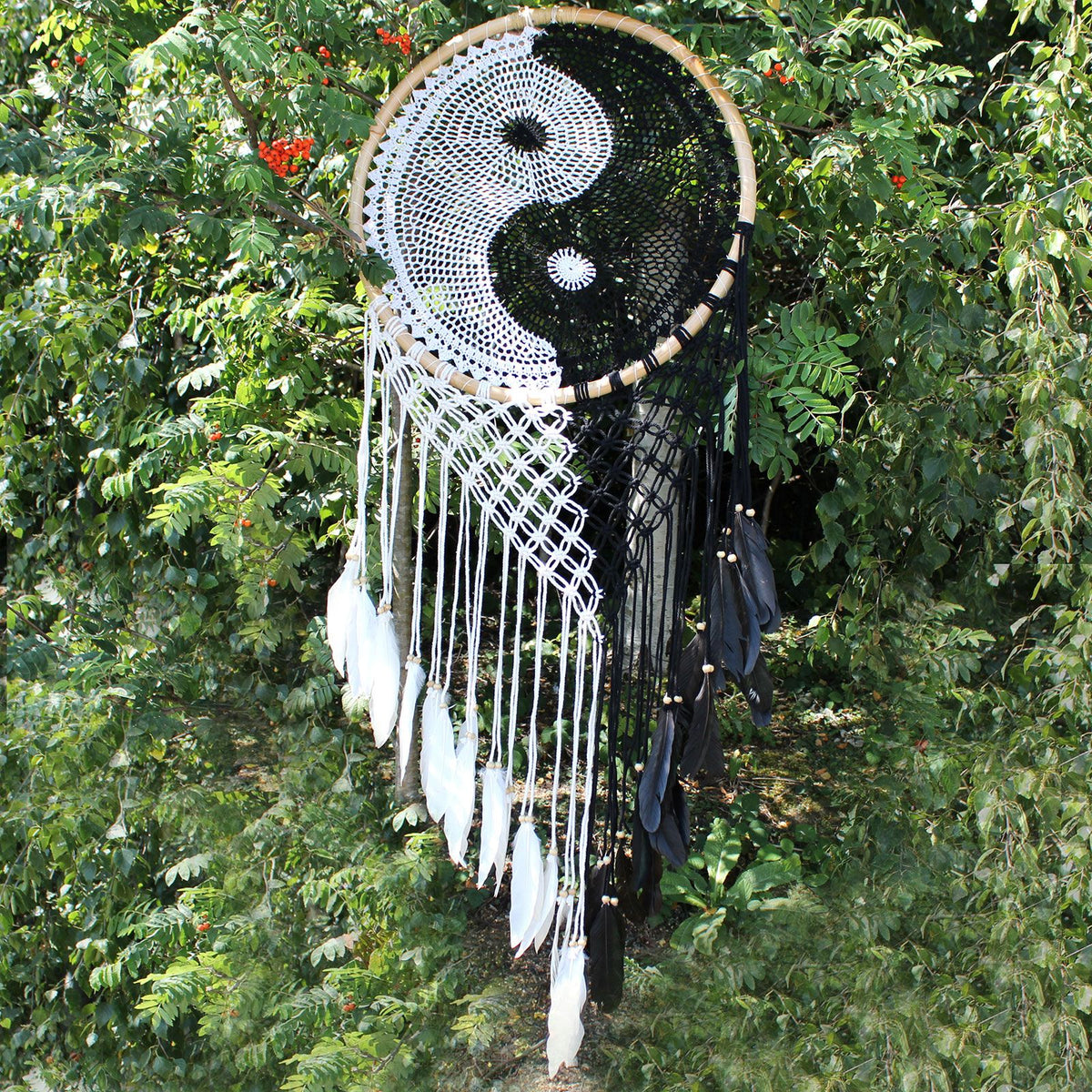 Bali Dream Catchers - Extra Large Ying Yang D: 50cm product image 2