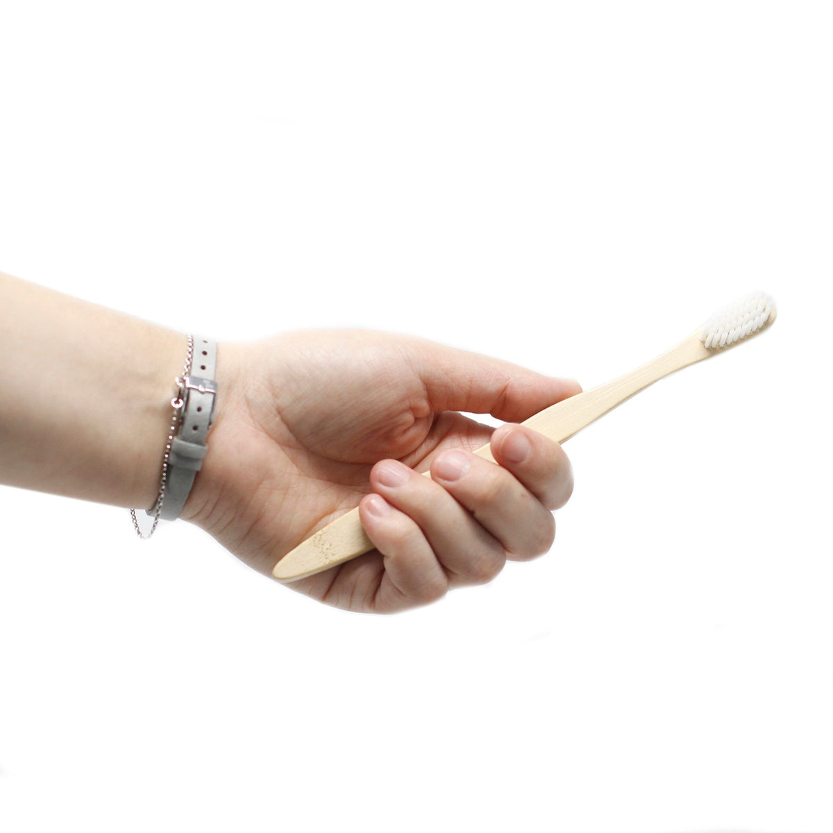 Bamboo Toothbrush - White - Family Pack of 4 - Med Soft product image 3