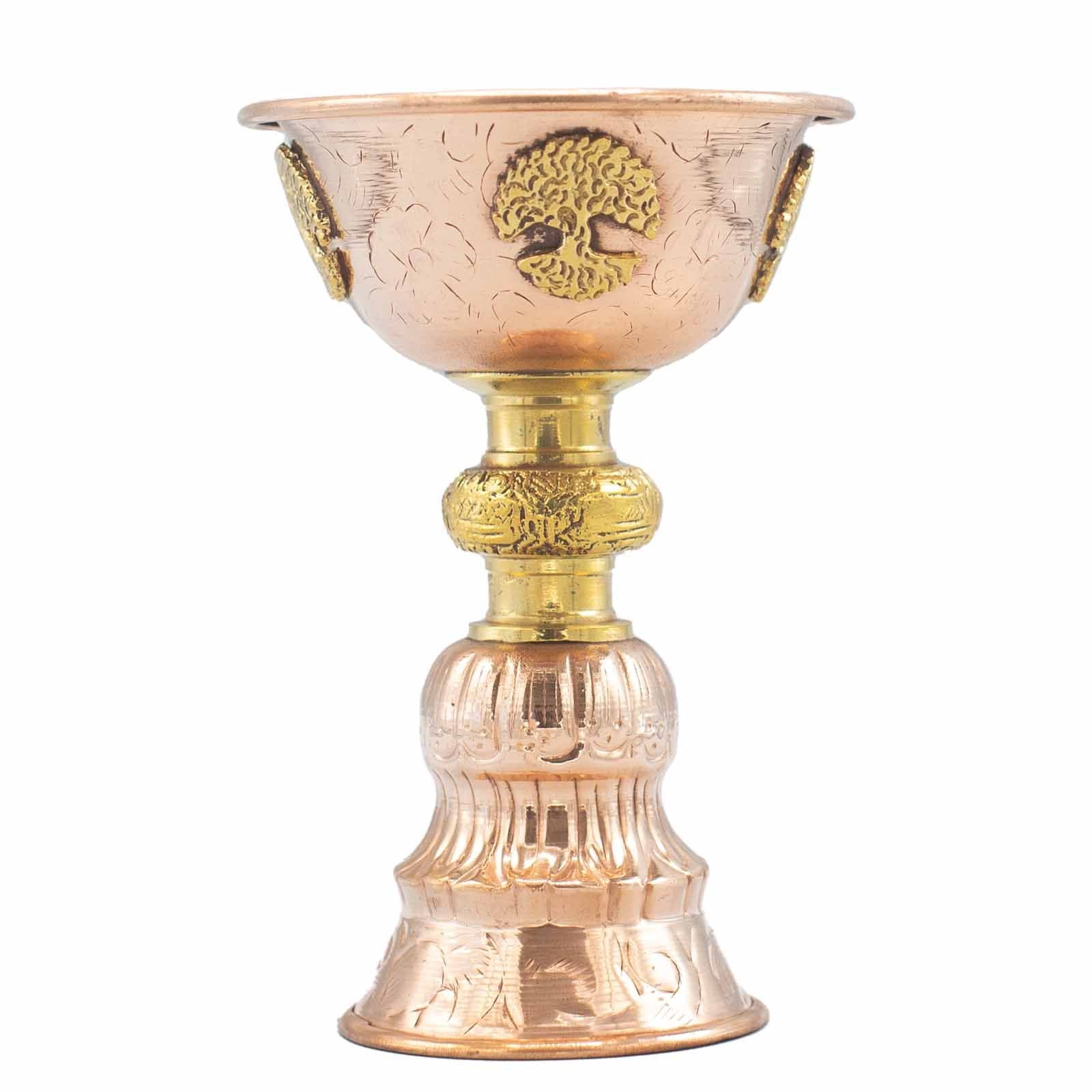 Copper Ritual Goblet with Tree of Life 10x15cm product image
