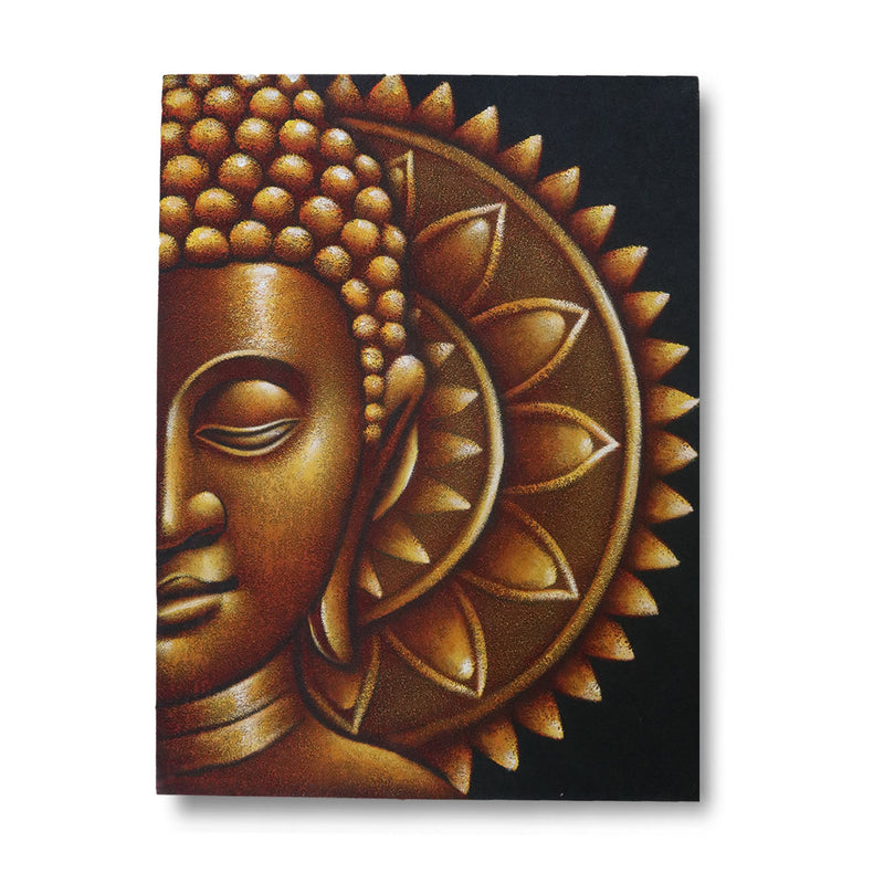 Gold Half Buddha Mandala 60x80cm product image
