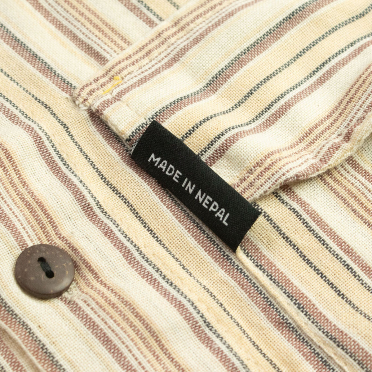 Nomad Sari Grandad Shirt - Brown Beige - XL product image 10