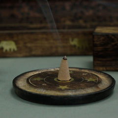 Mango Wood Disc 10cm (Cone & Incense) product image 6