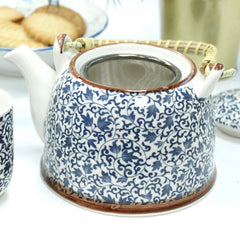 Herbal Teapot Set - Blue Pattern product image 4