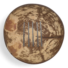 Natural Coconut Soap Dish - Round - 11cm product image 4