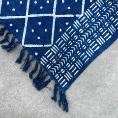 Handmade Indigo Throw - 170x120cm - Midnight Heerak product image 3