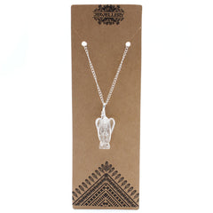 Gemstone Guardian Angel Pendant - Rock Quartz product image 2