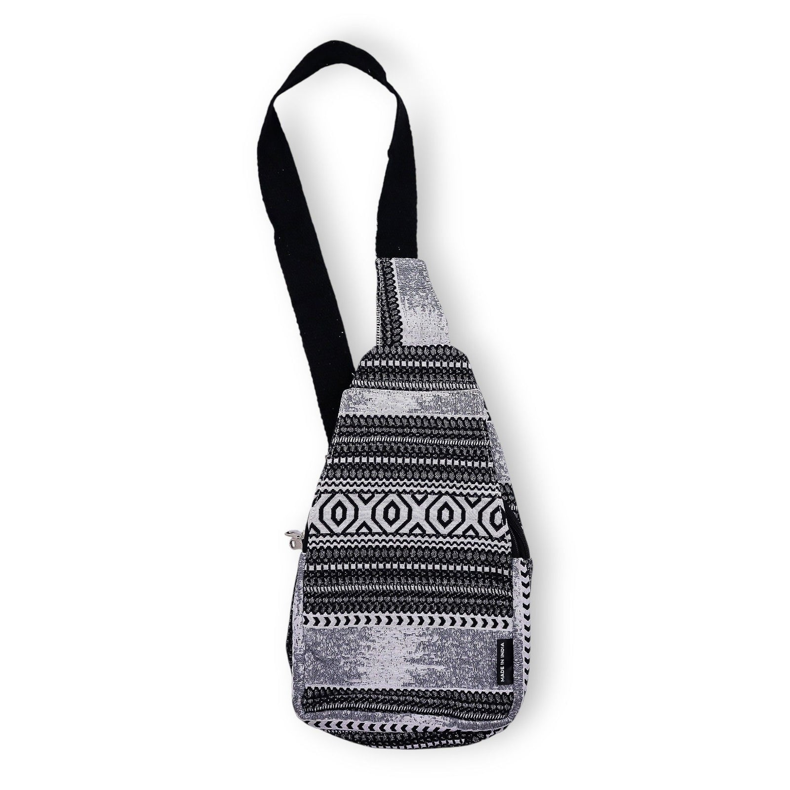 Nomad Sari Jacquard Natural Cross Bag - Urban Caravan product image