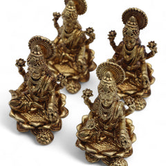 Brass Miniature Gods - Laxmi (52gms) - 49mm product image 8