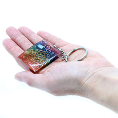 Orgonite Power Keyring - Home Protect Copper and Chakra product image 5