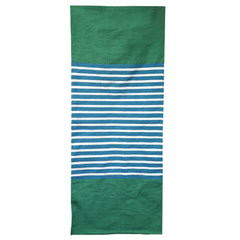 Indian Cotton Rug - 70x170cm - Blue/ Green product image 5
