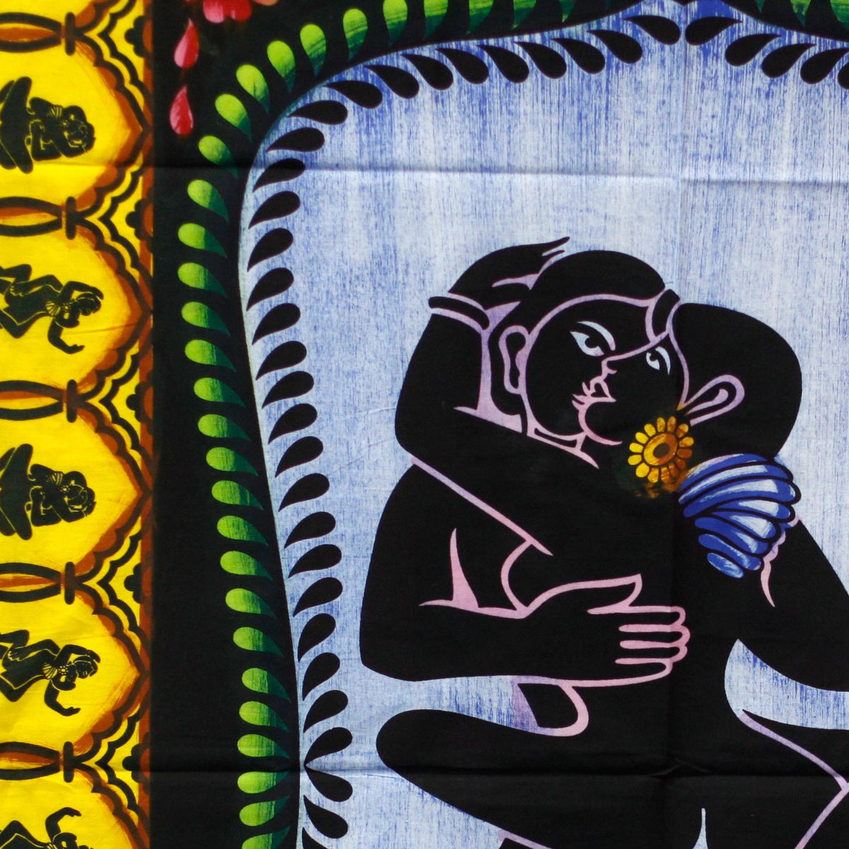 Handbrushed Cotton Wall Art - Kamasutra product image 2