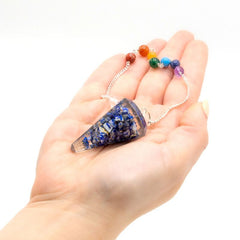 Orgonite Power Chakra Pendulum - Lapis product image 2