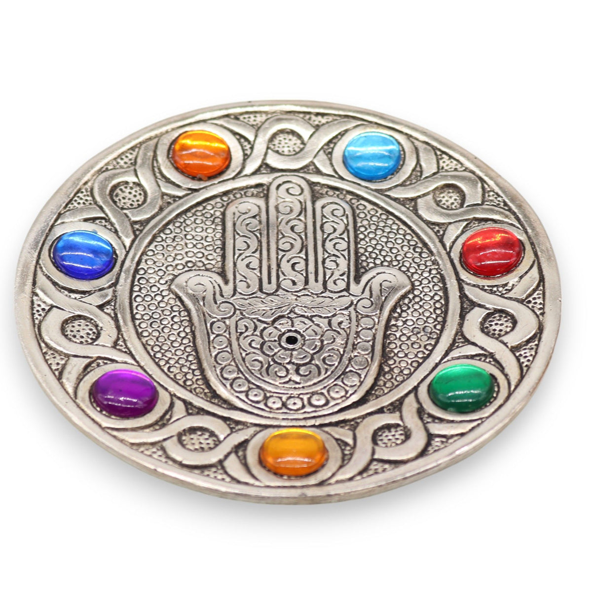 Seven Chakra Hamsa Incense Holder product image 3