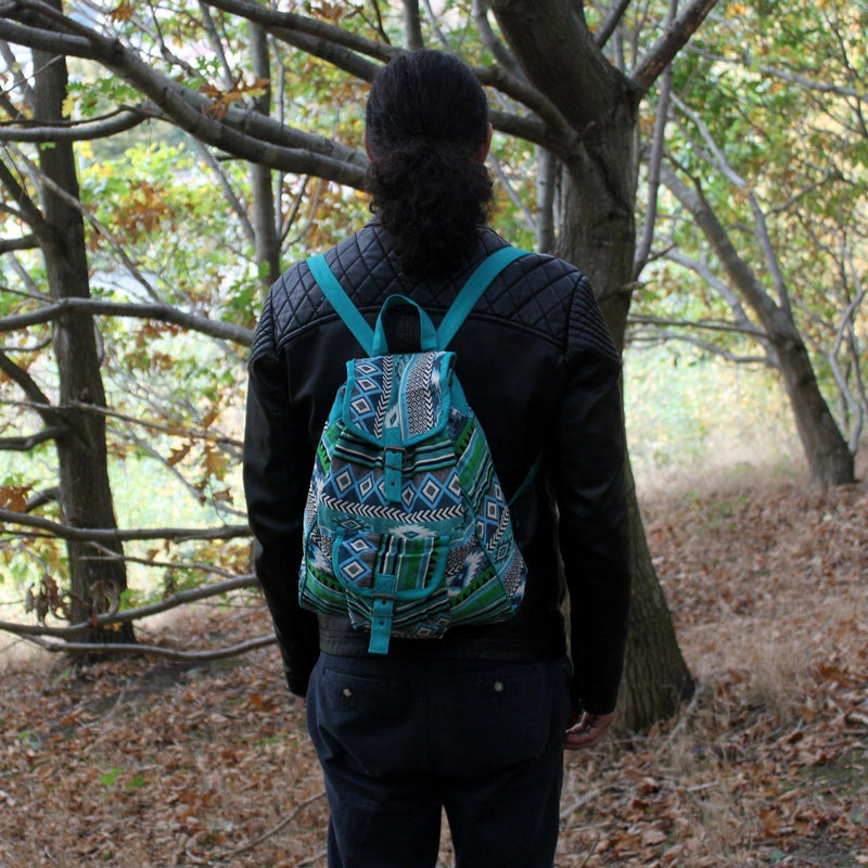 Jacquard Bag - Teal Backpack product image