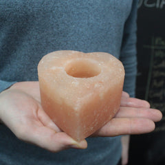Salt Candle Holder - Med Heart product image 4