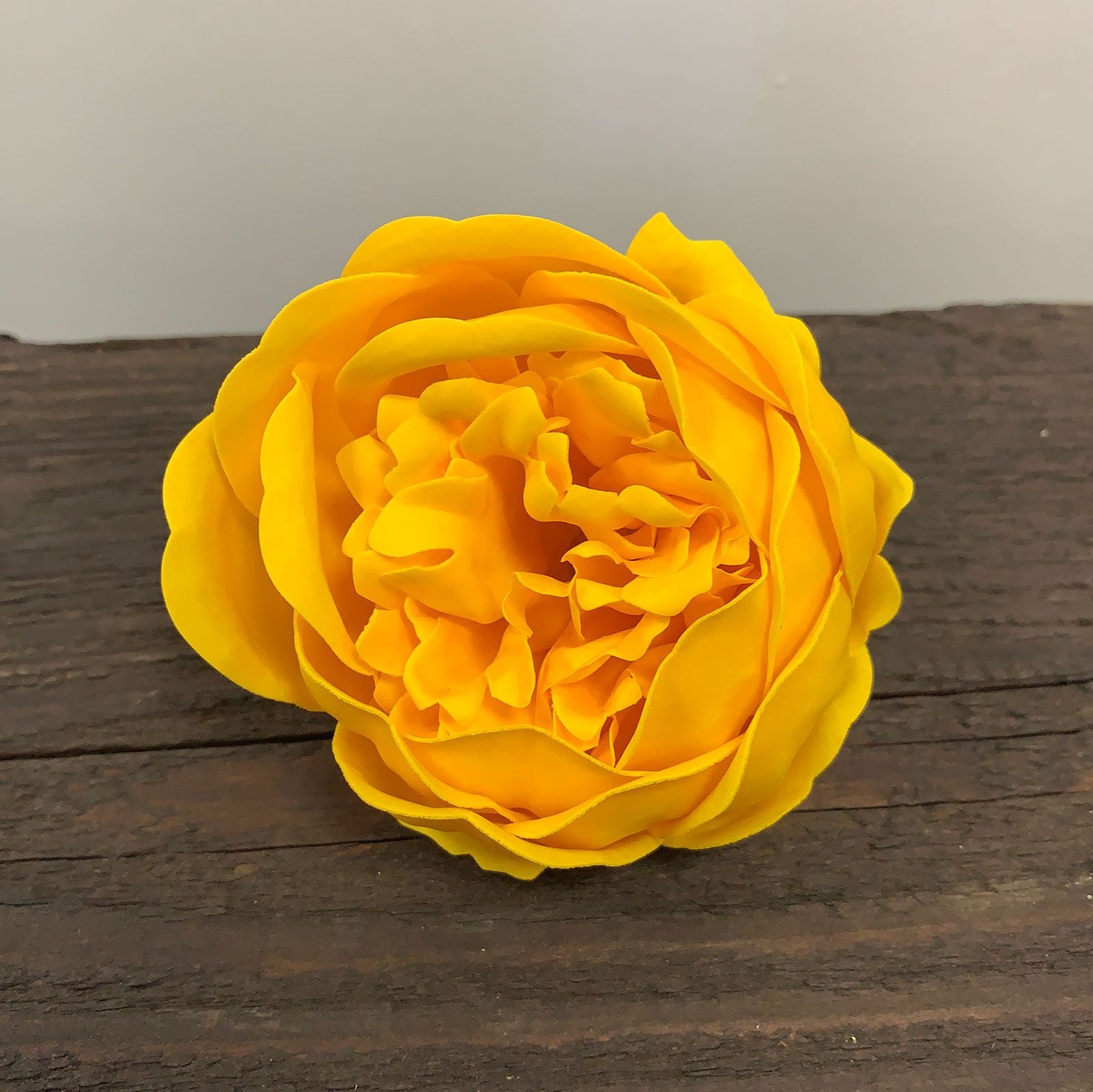 Craft Soap Flower - Ext Large Peony - Yellow product image