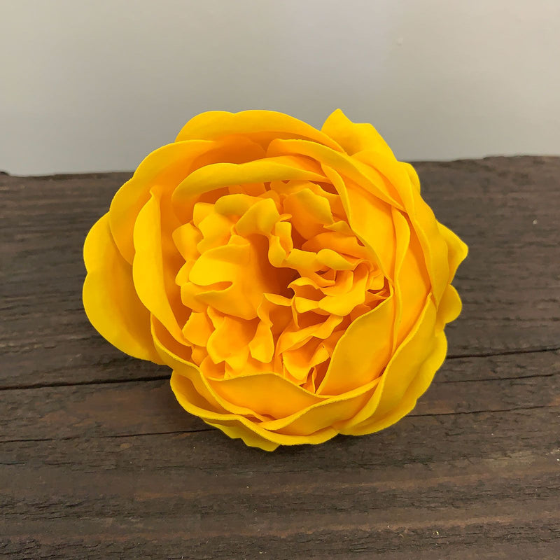 Craft Soap Flower - Ext Large Peony - Yellow product image