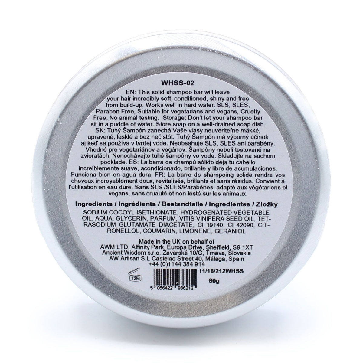 Wild Hare Solid Shampoo 60g - Aloe Vera product image 2