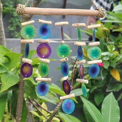 Green & Purple Driftwood Chime product image