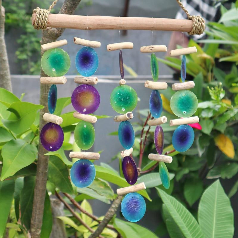 Green & Purple Driftwood Chime product image