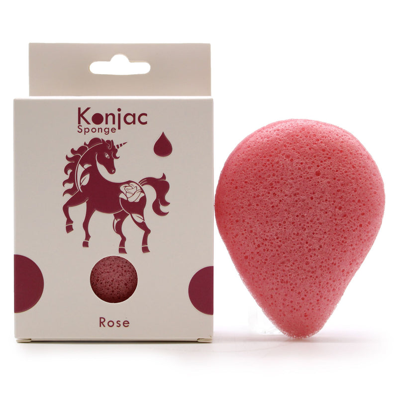 Teardrop Konjac Sponge - Rose - Anti-aging product image