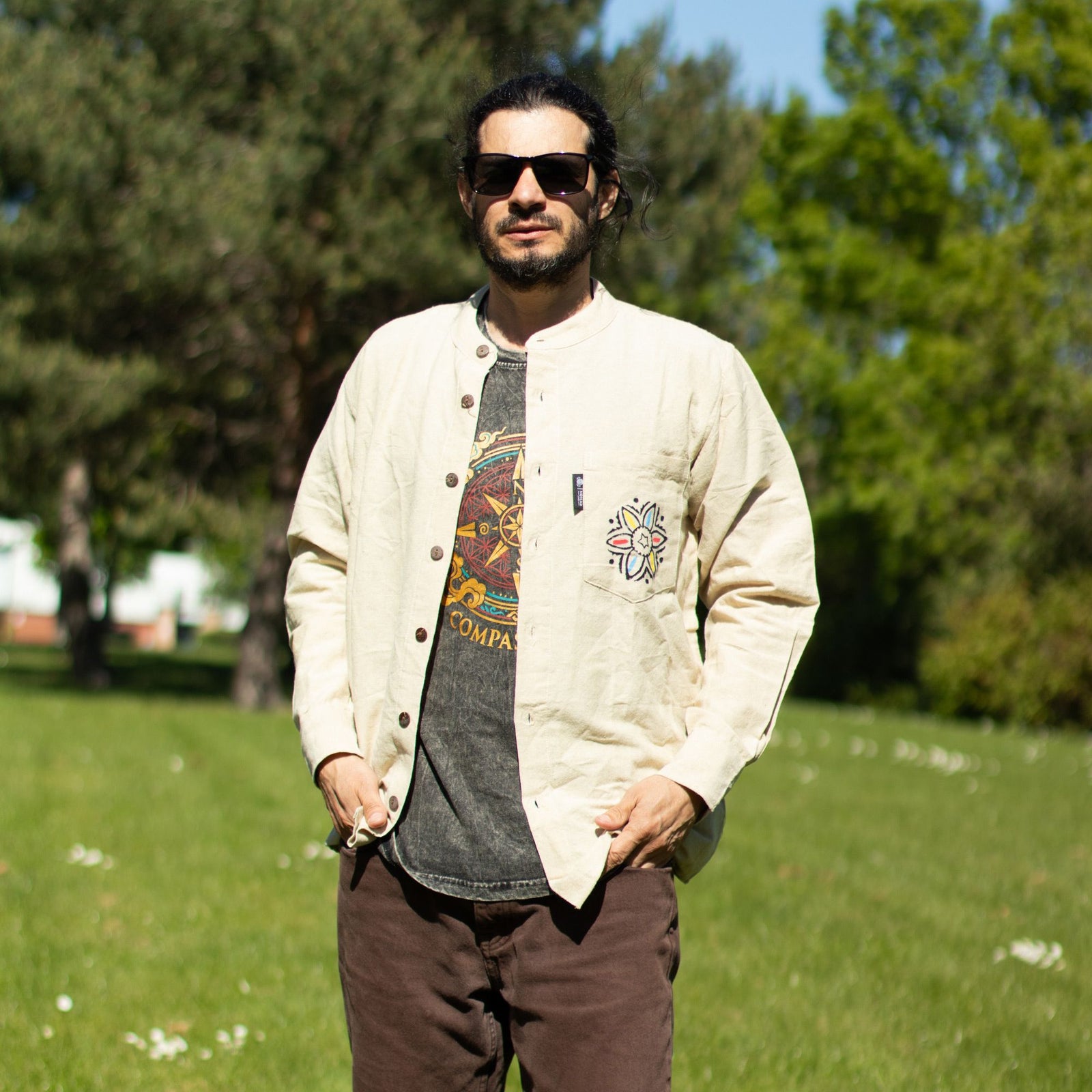 Nomad Sari Kathmandu Shirt - Stone - XL product image