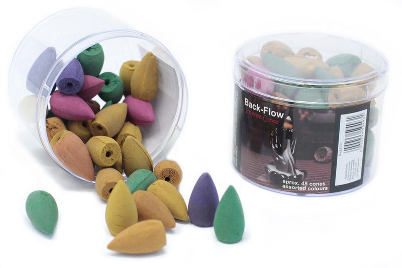 Tub of Assorted Back Flow Incense Cones (aprox 45) product image