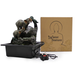 Tabletop Water Feature - 30cm - Elephant Family product image 7