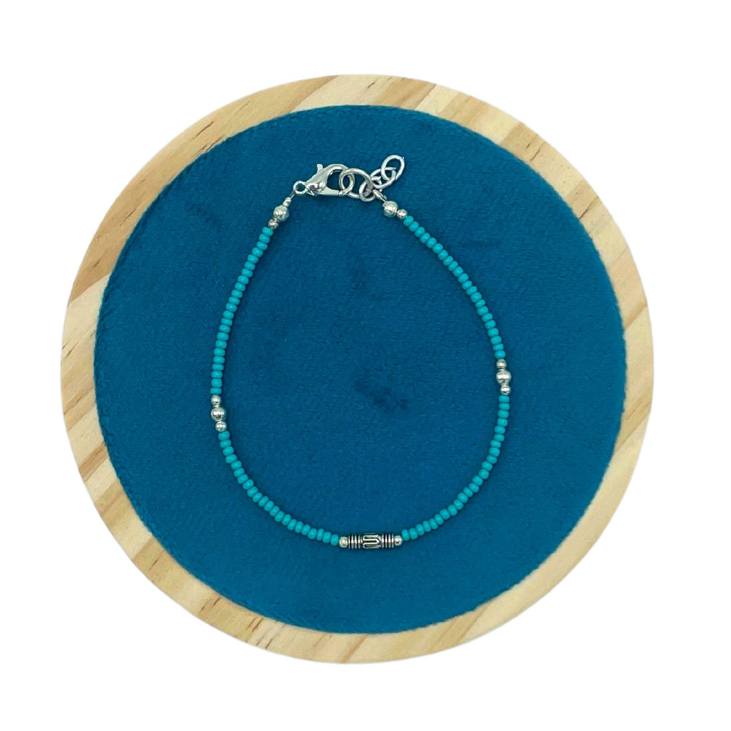 Nepalese Extra Fine Gem Bracelet - Turquoise & Teardrop product image 4