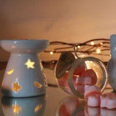 Sm Classic White Oil Burner - Moon & Star product image 2