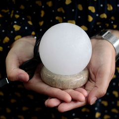 Quality USB Ball WHITE Salt Lamp - 9 cm (multi) product image 2