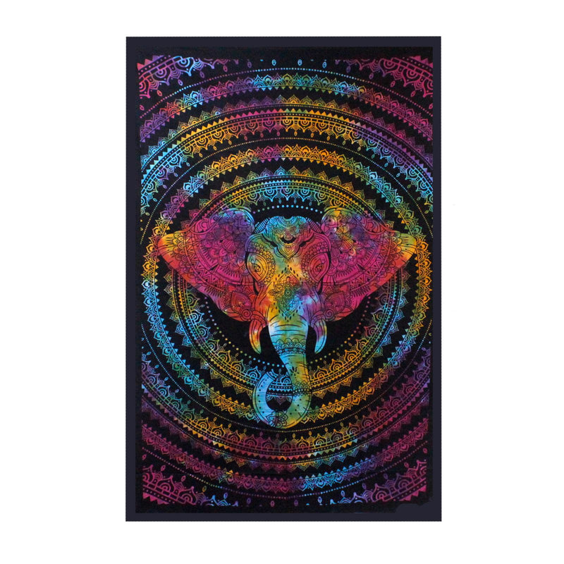 Single Cotton Bedspread + Wall Hanging - Elephant Head product image